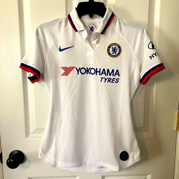 Nike Tops - EUC Nike Women’s Chelsea Jersey Kit Polo Top Sz S Drifit